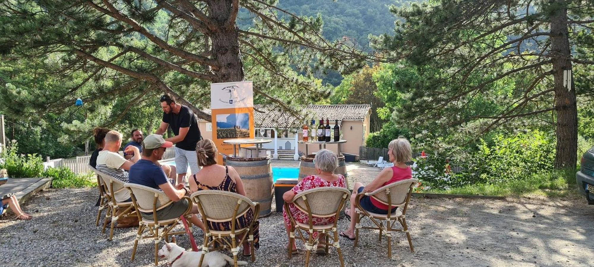 Camping Le Gallo Romain Barbieres Exterior foto